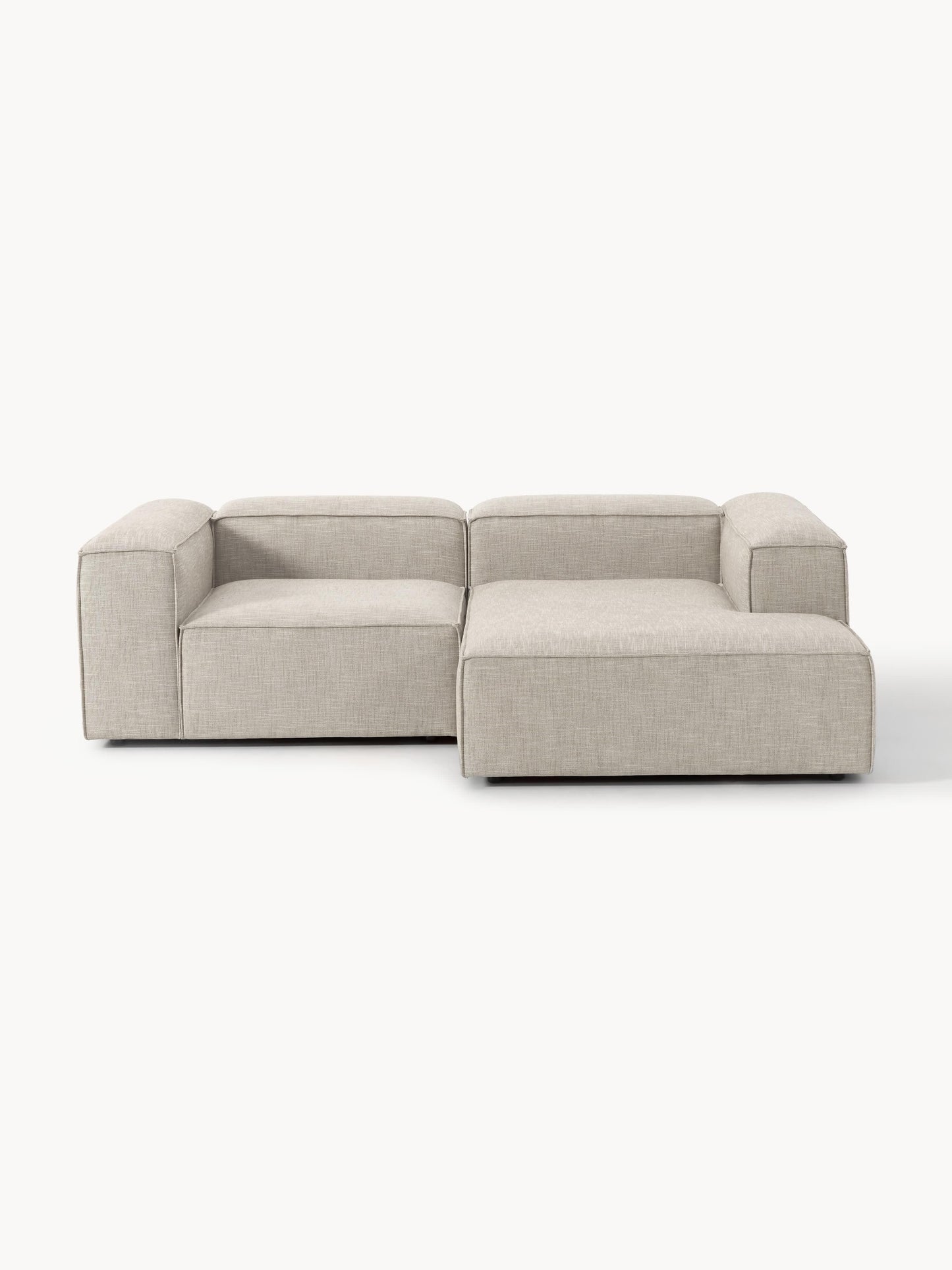 Lenzaro Modular Linen Blend Corner Sofa (2-Seater)