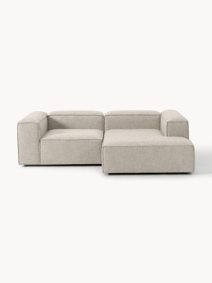 Lenzaro Modular Linen Blend Corner Sofa (2-Seater)