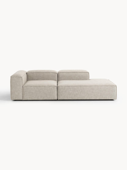 Lenzaro Modular Linen Blend Ottoman