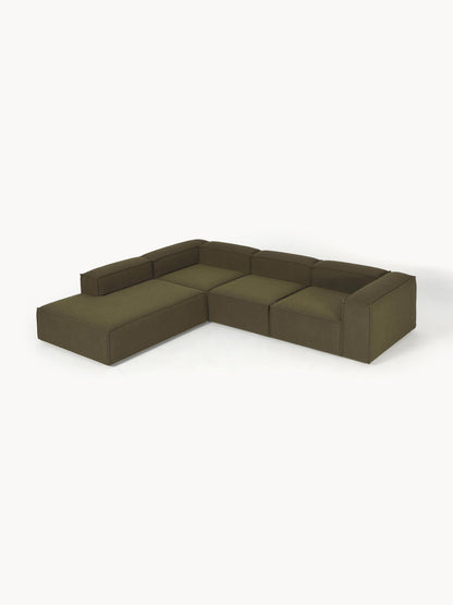 Lenzaro Modular XL Bouclé Corner Sofa (4-Seater)