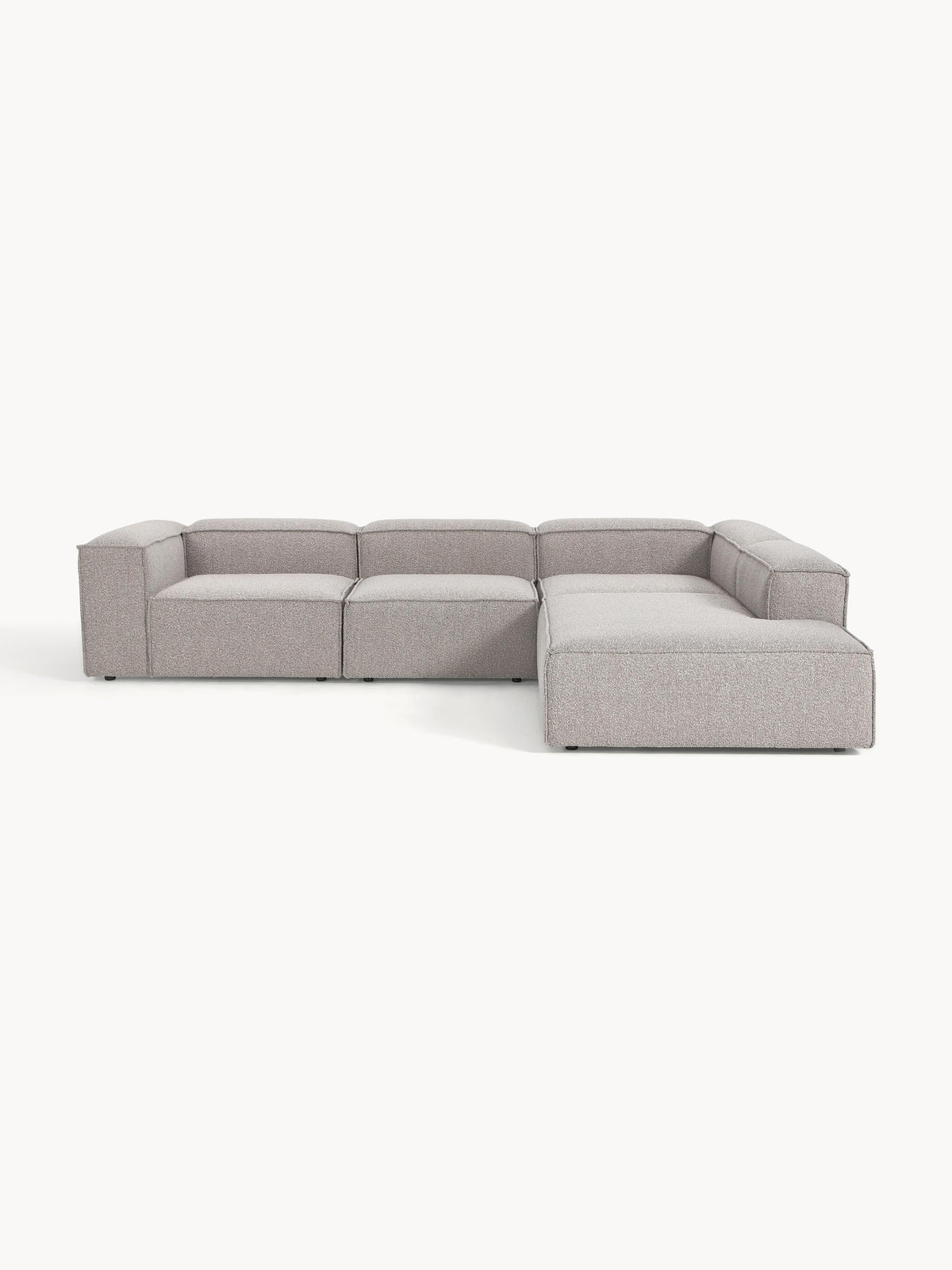 Lenzaro Modular XL Bouclé Corner Sofa (4-Seater)