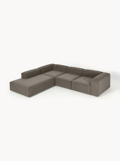 Lenzaro Modular XL Bouclé Corner Sofa (4-Seater)