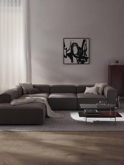 Lenzaro Modular XL Bouclé Corner Sofa (4-Seater)