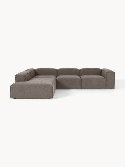 Lenzaro Modular XL Bouclé Corner Sofa (4-Seater)