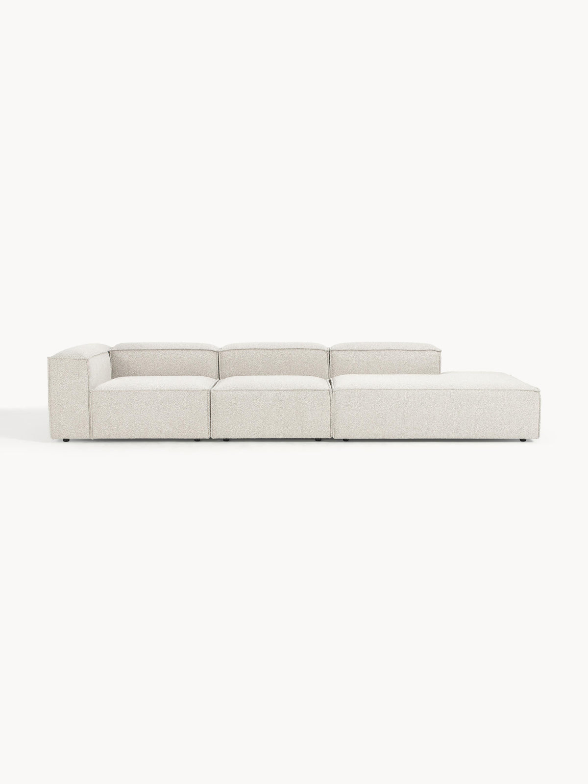 Lenzaro Modular XL Bouclé Ottoman
