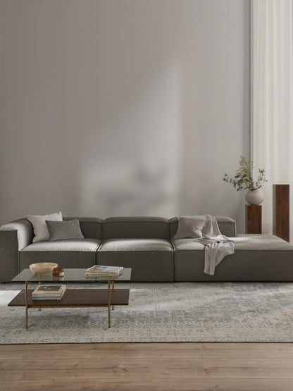 Lenzaro Modular XL Bouclé Ottoman