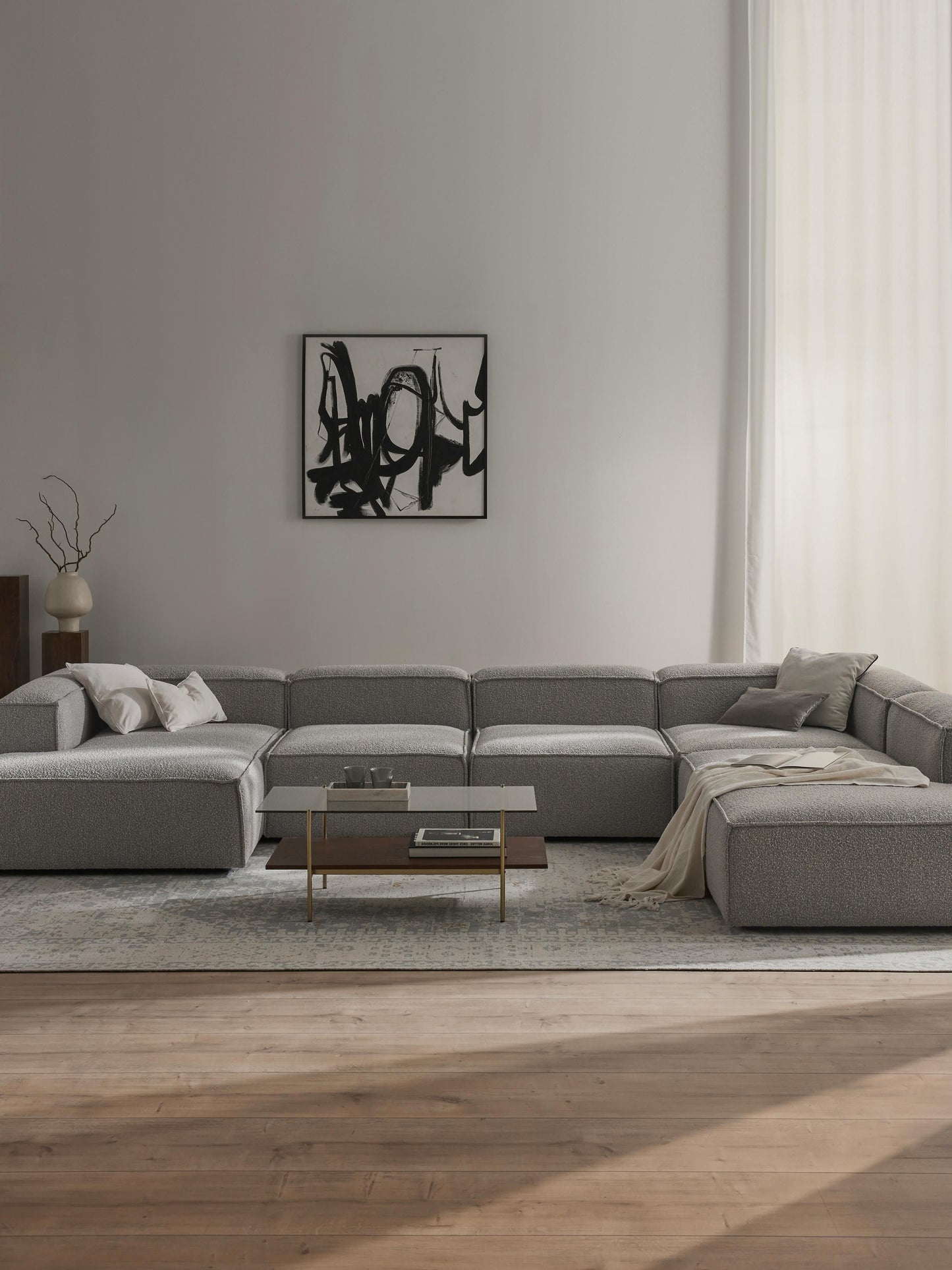 Lenzaro Modular XL Bouclé Sofa