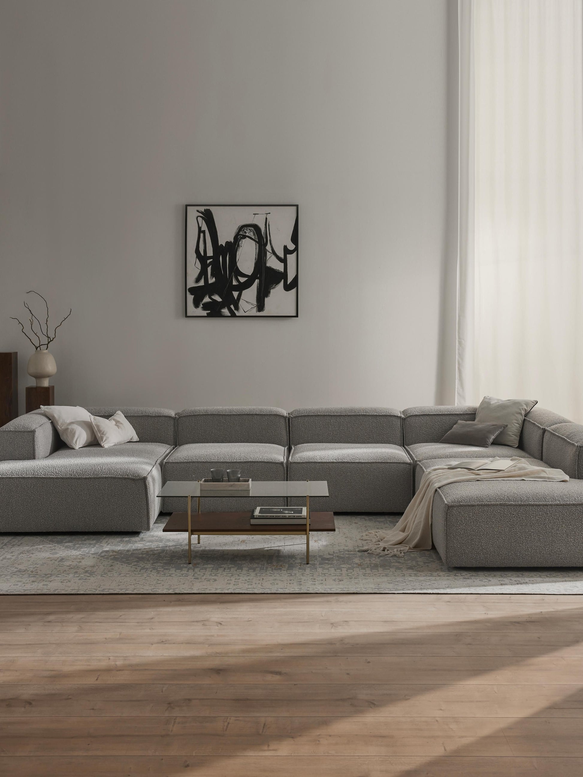 Lenzaro Modular XL Bouclé Sofa