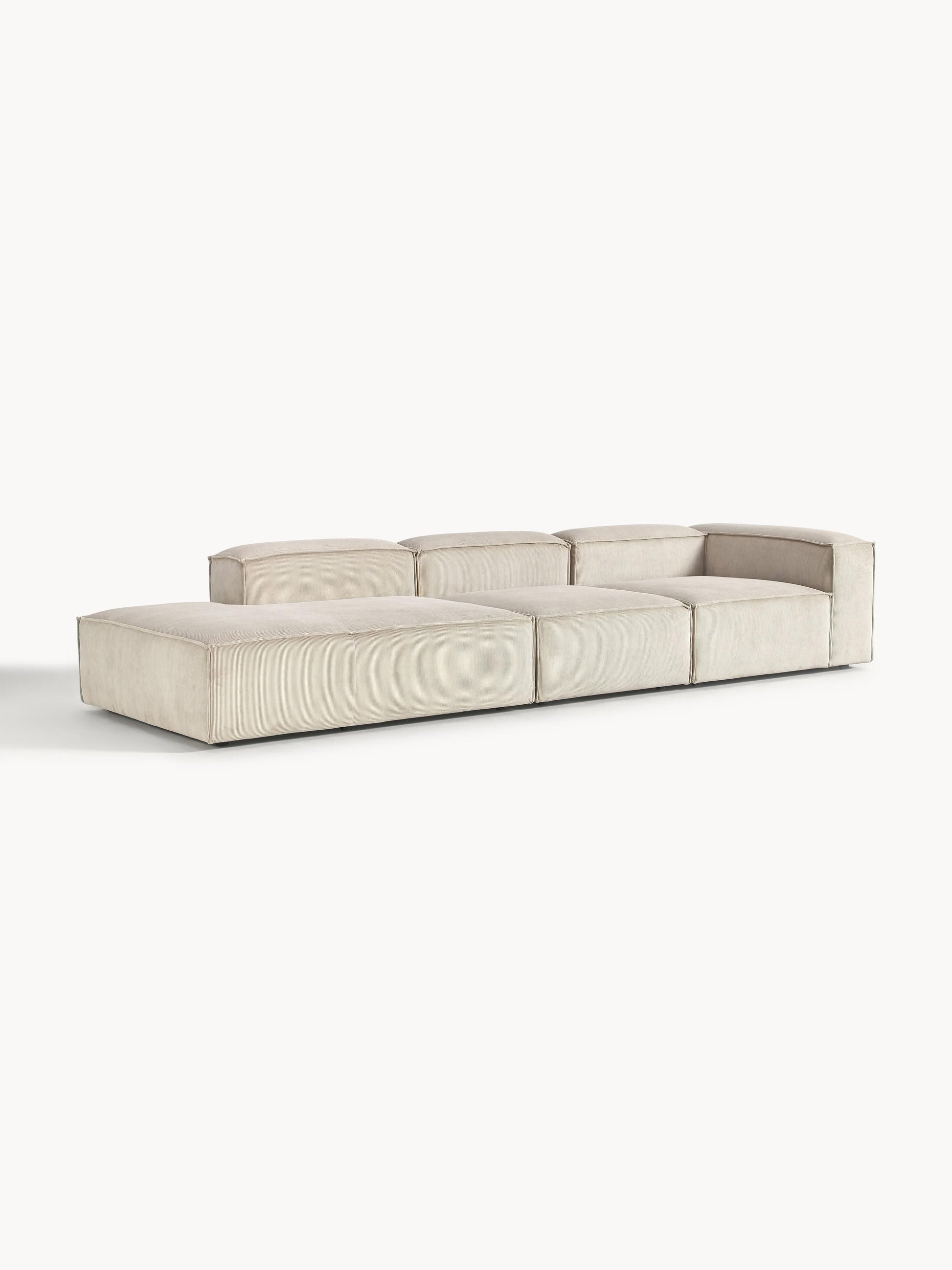 Lenzaro Modular XL Corduroy Ottoman