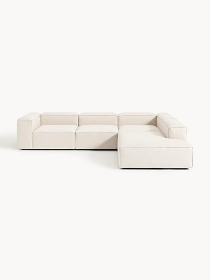Lenzaro Modular XL Corner Sofa (4-Seater) in Linen Blend