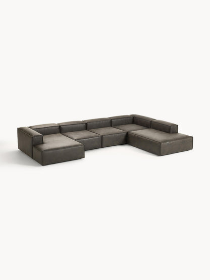 Lenzaro Modular XL Leather Sofa