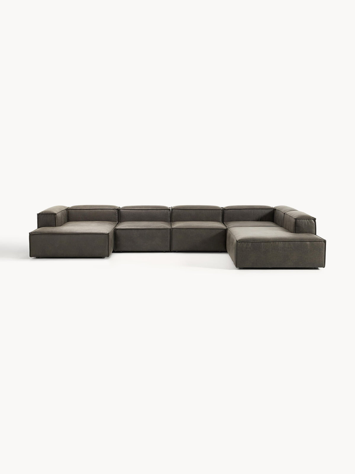Lenzaro Modular XL Leather Sofa