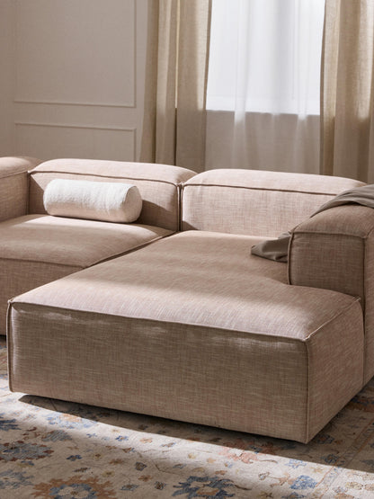 Lenzaro Ottoman Corner Module in Linen Blend