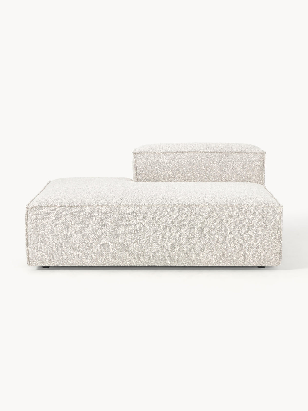 Lenzaro Ottoman Module in Bouclé