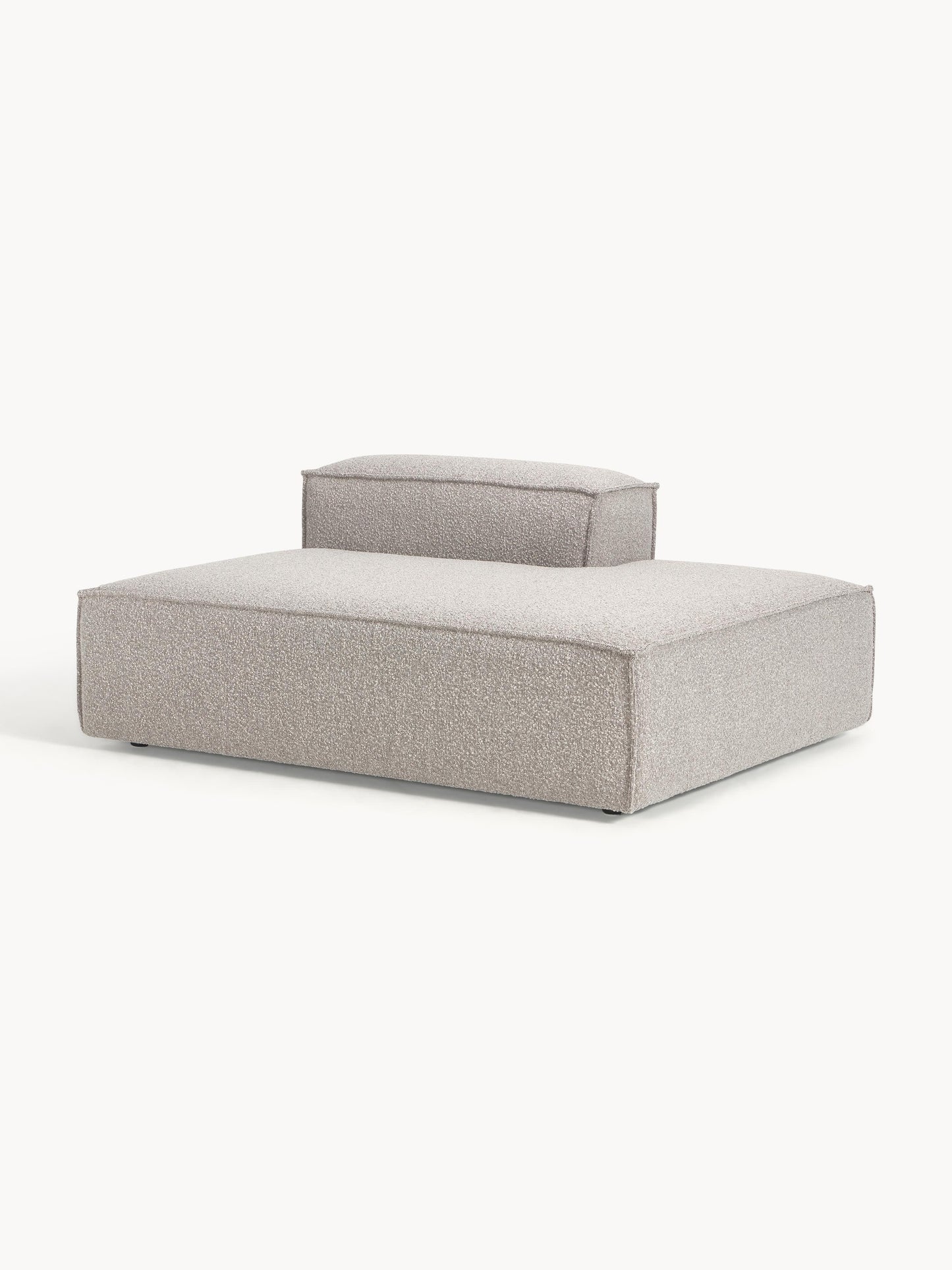 Lenzaro Ottoman Module in Bouclé