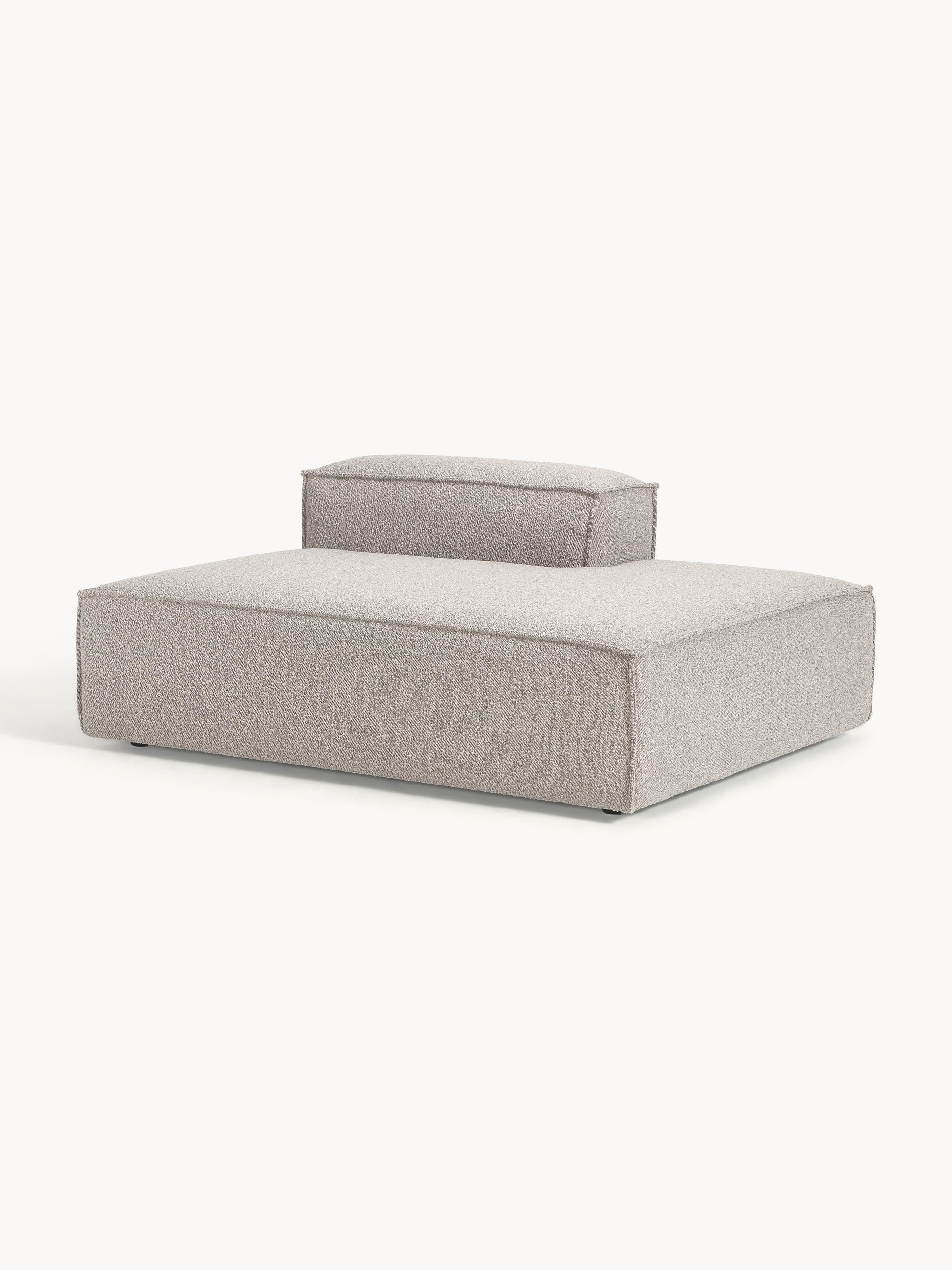 Lenzaro Ottoman Module in Bouclé