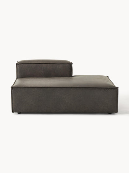 Lenzaro Ottoman Module in Leather