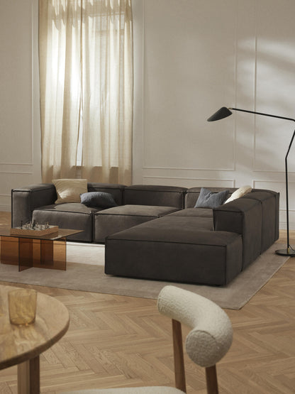 Lenzaro Ottoman Module in Leather