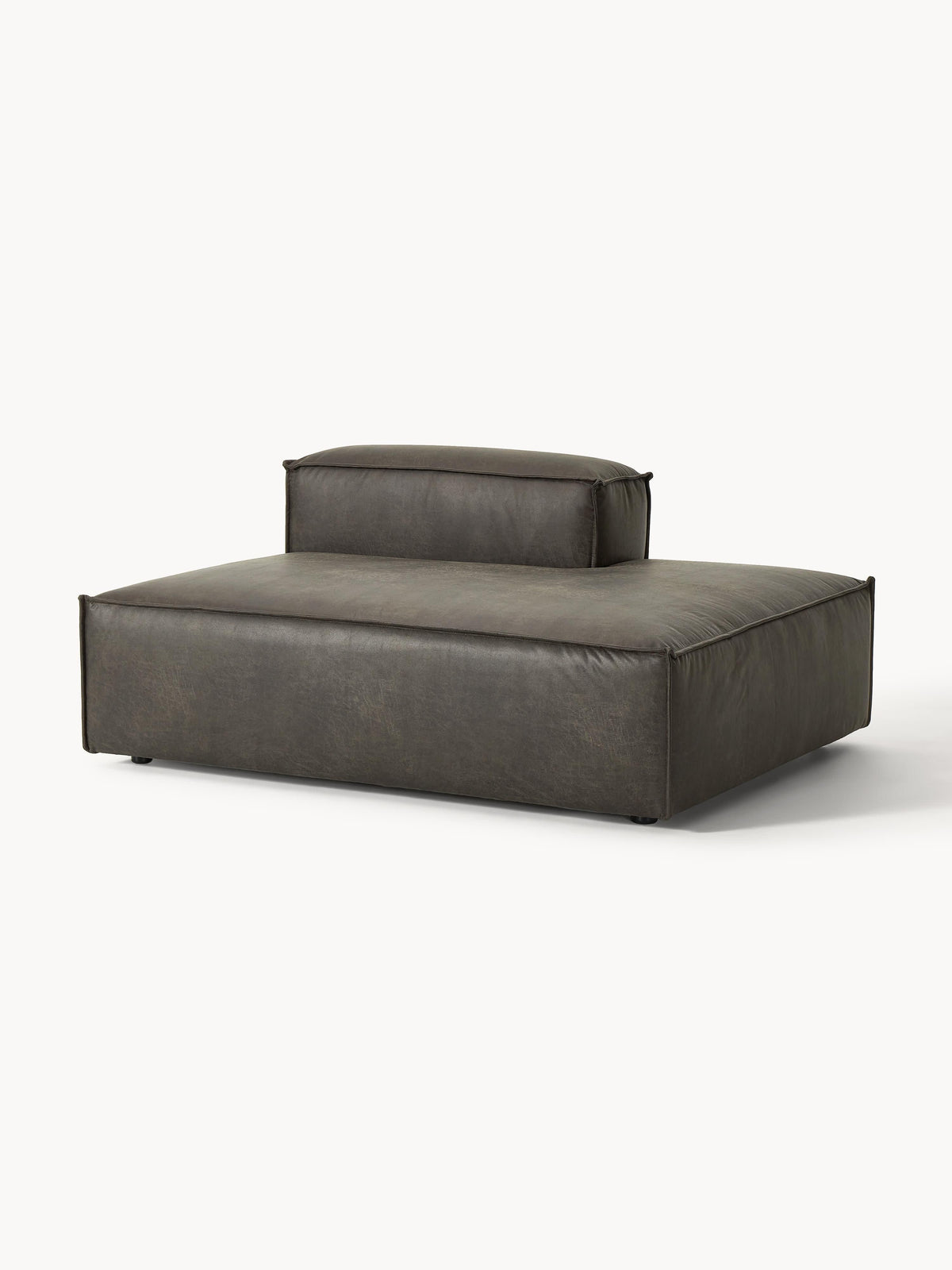 Lenzaro Ottoman Module in Leather