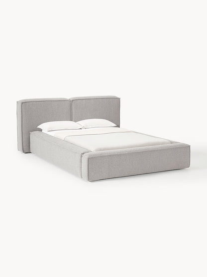 Lenzaro Upholstered Bed in Bouclé