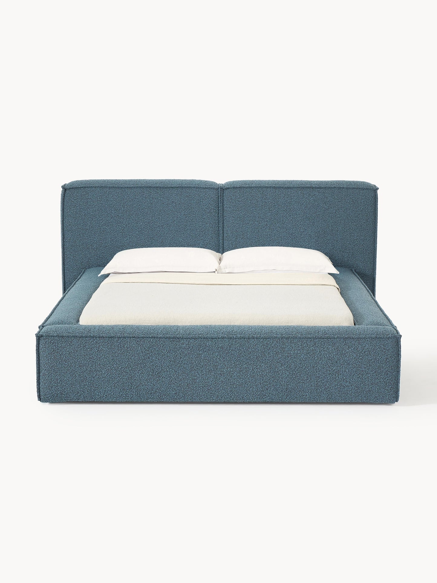 Lenzaro Upholstered Bed in Bouclé