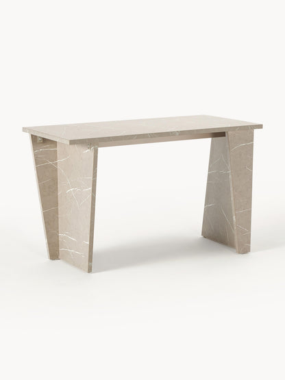 Lifia Desk in Travertine Look