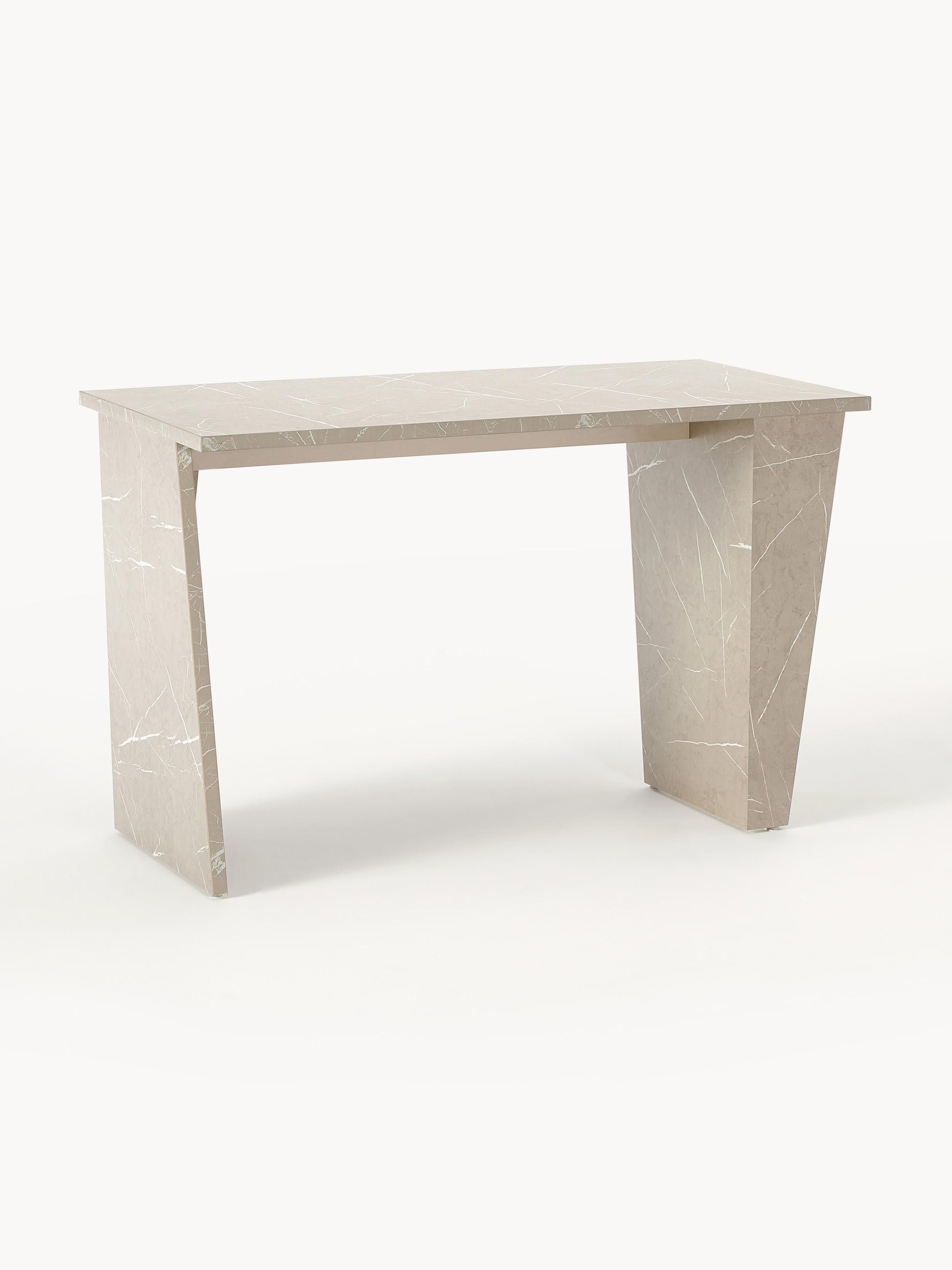 Lifia Desk in Travertine Look
