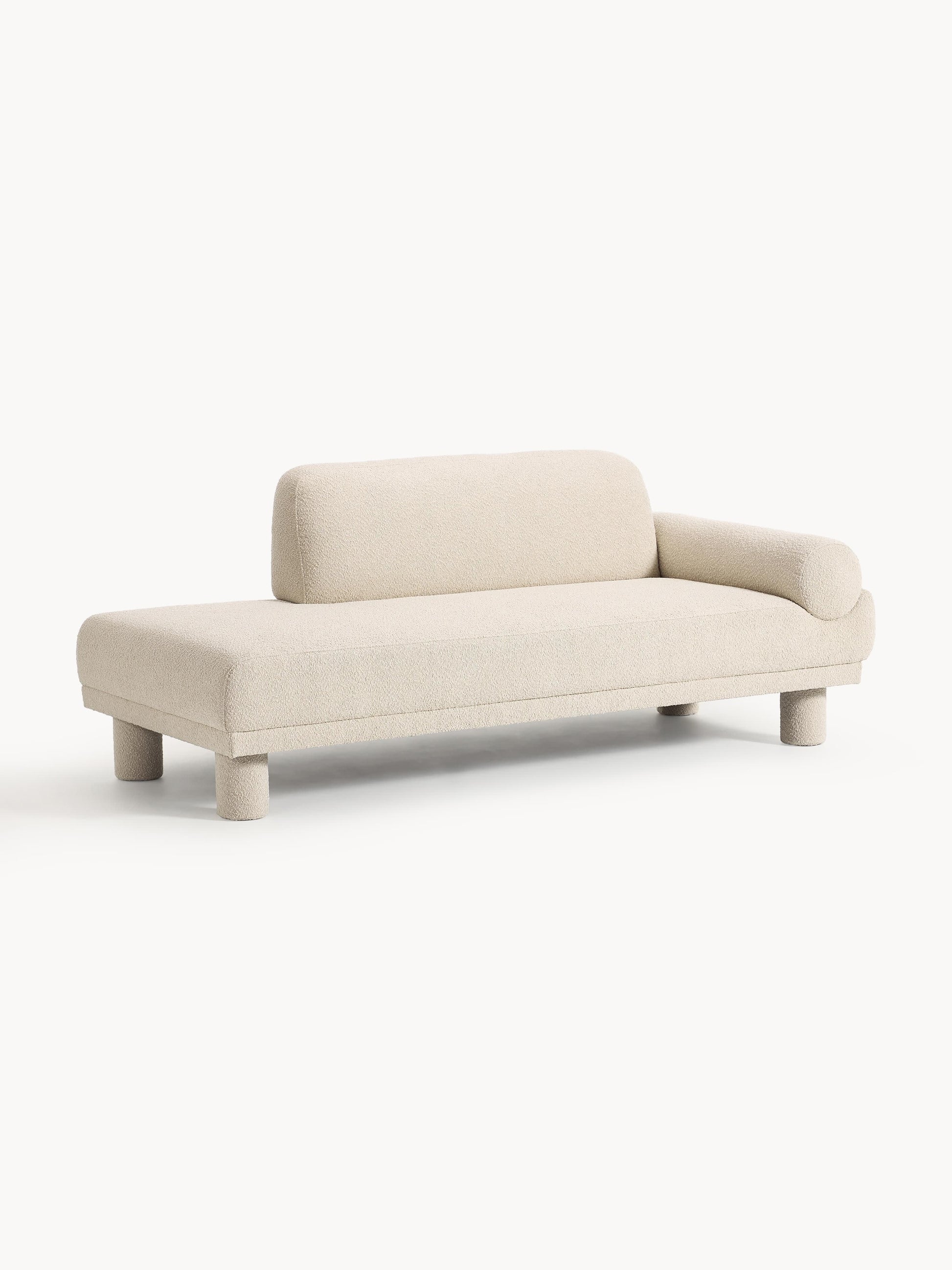Lilelis Ottoman in Bouclé