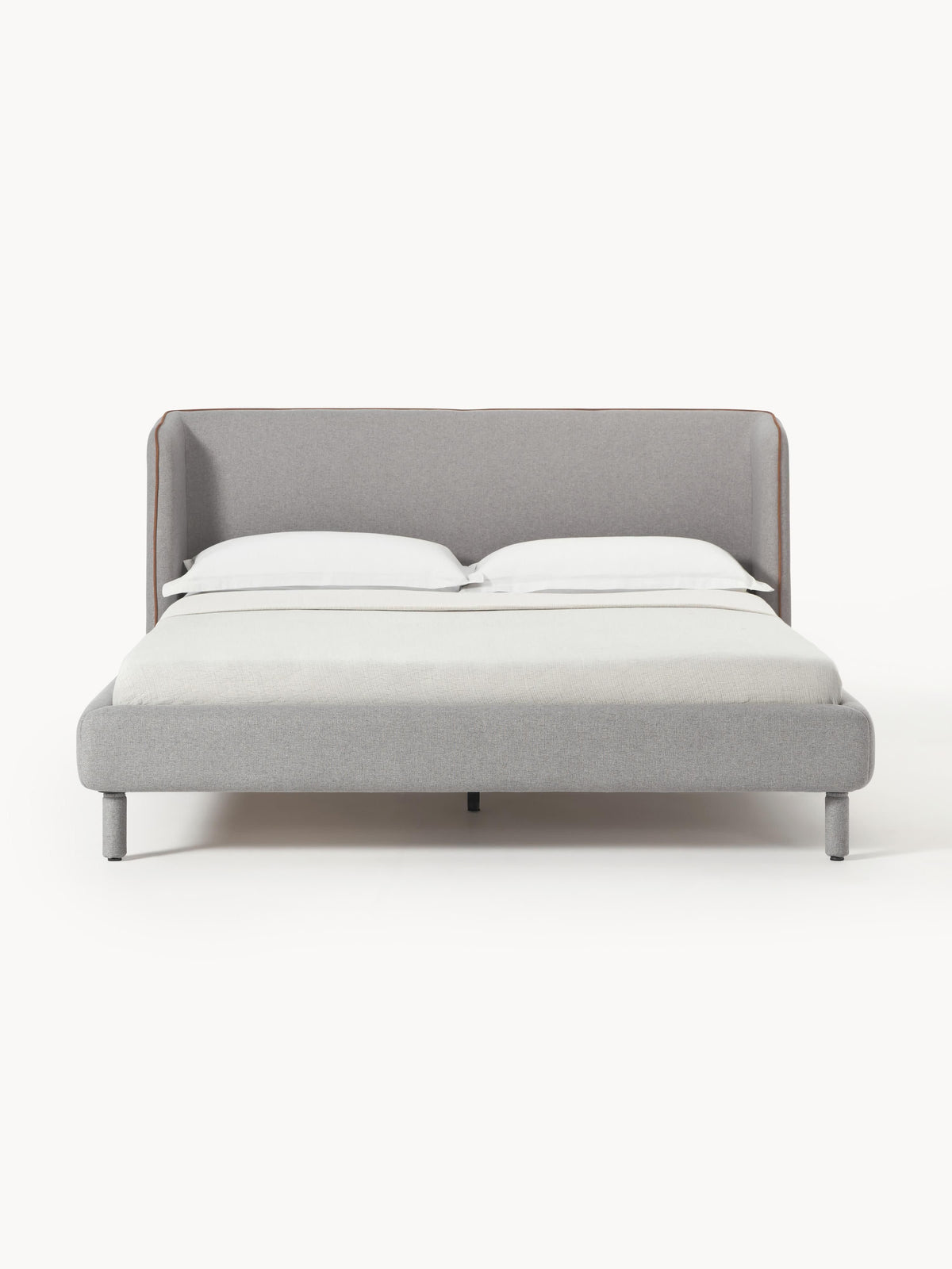 Lumenza Bed with Headboard, Upholstered