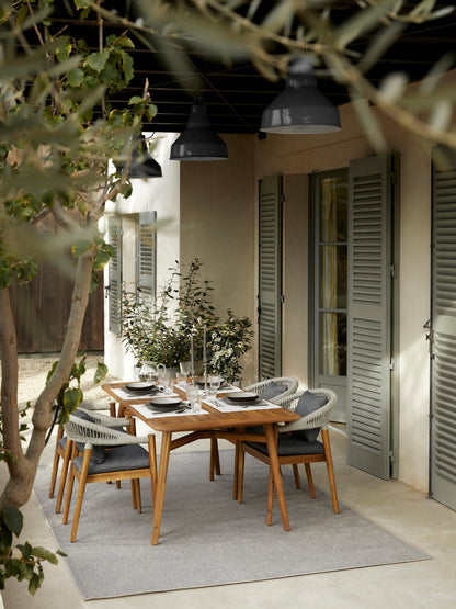 Marcaro Acacia Wood Garden Table, 180 x 90 cm