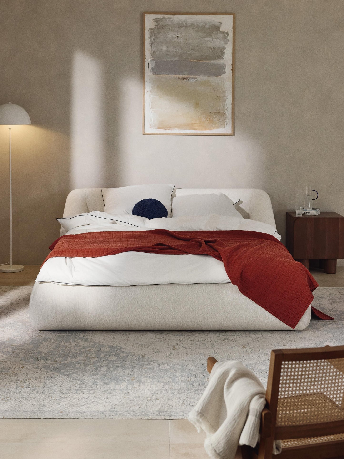 Marenzia Bed, Upholstered