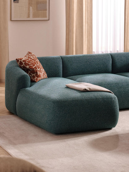 Marenzia Chaise Corner Module in Bouclé