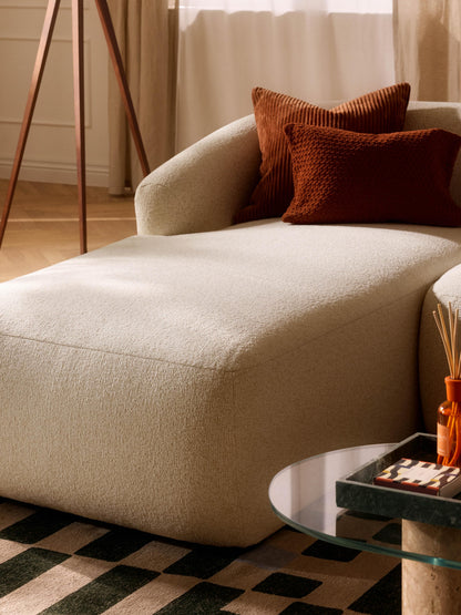 Marenzia Chaise Corner Module in Bouclé