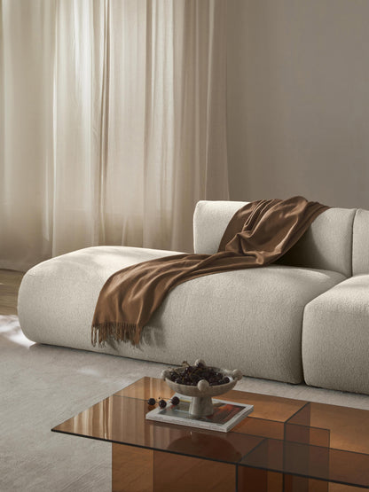 Marenzia Chaise Module in Bouclé