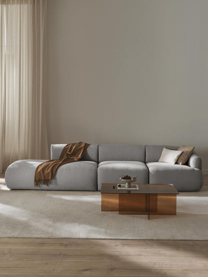 Marenzia Modular Bouclé Chaise (2-Seater)