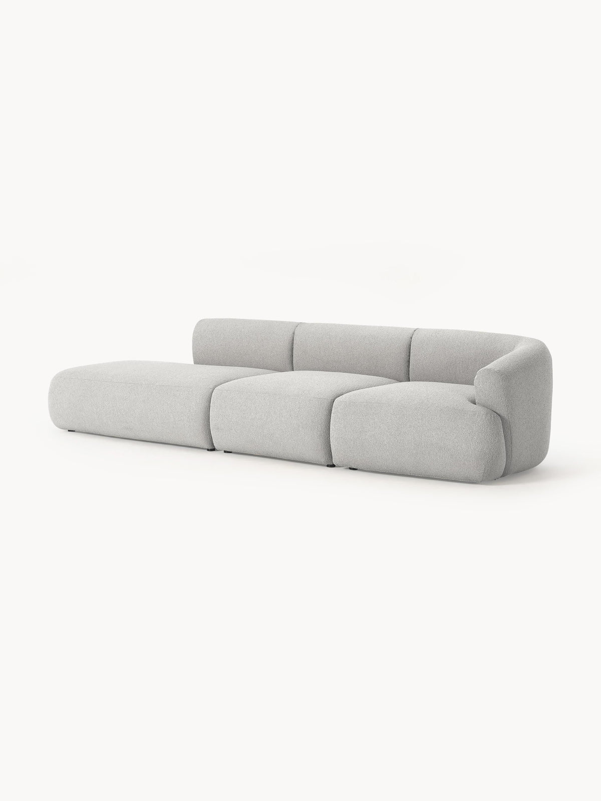 Marenzia Modular Bouclé Chaise (2-Seater)