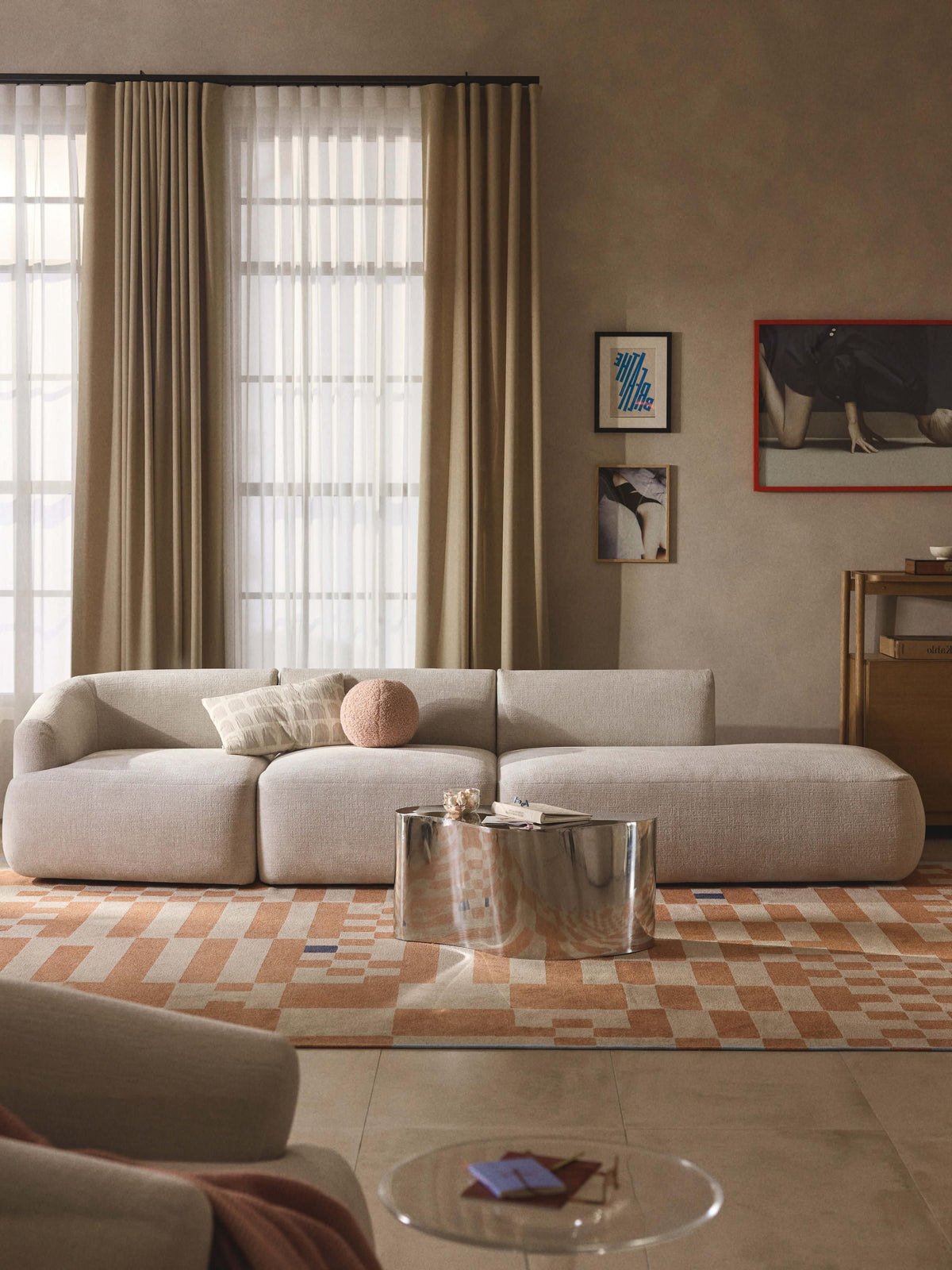 Marenzia Modular Chaise, 2-Seater