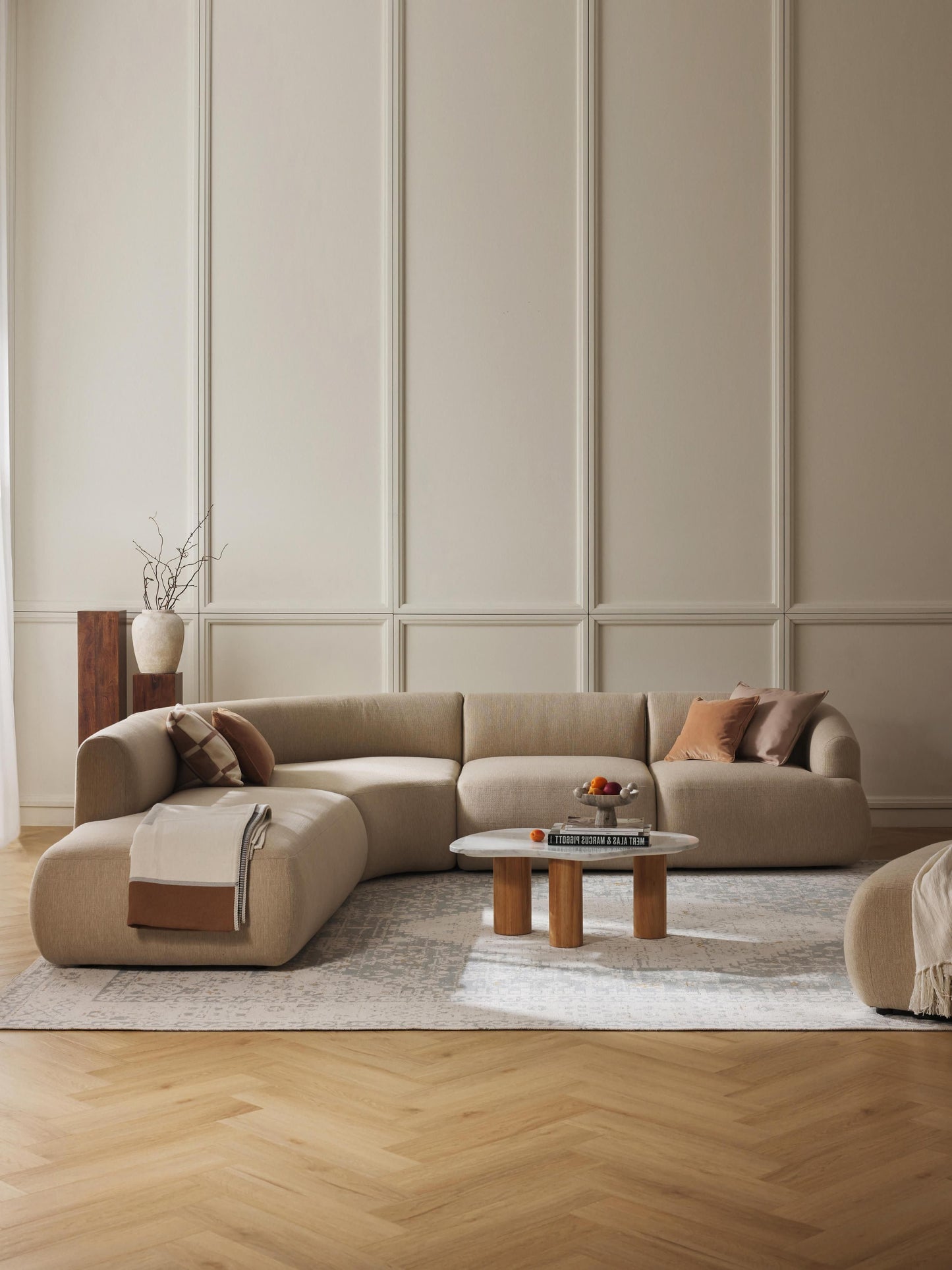 Marenzia Modular Corner Sofa, 4-Seater