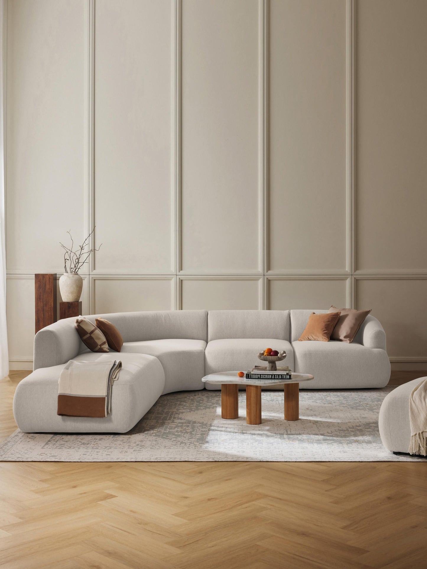 Marenzia Modular Corner Sofa, 4-Seater