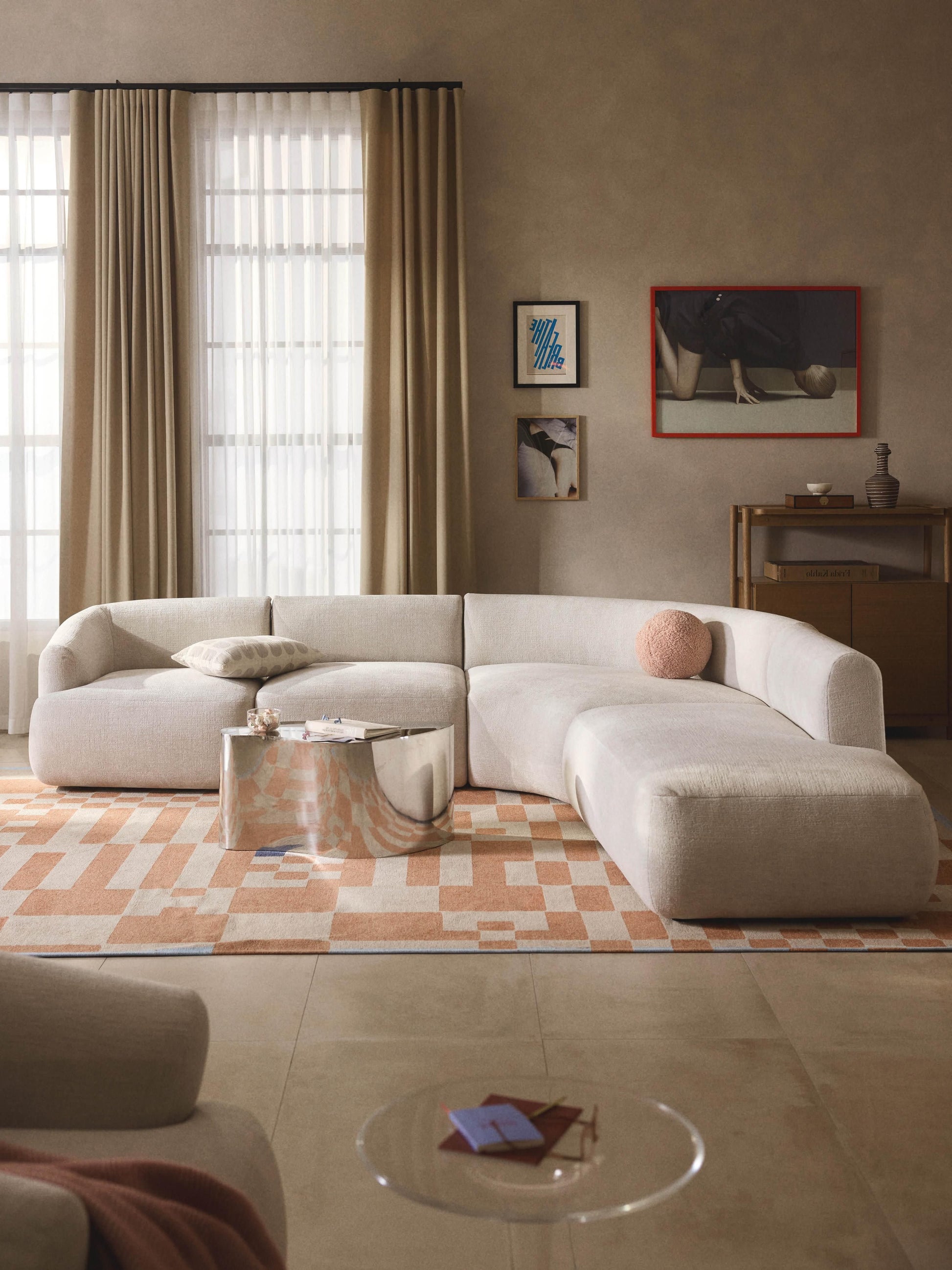Marenzia Modular Corner Sofa, 4-Seater