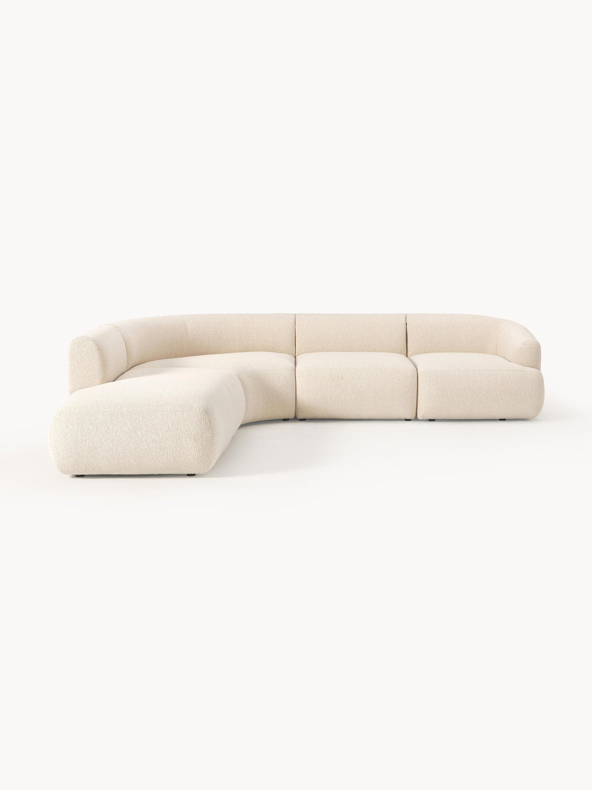 Marenzia Modular Corner Sofa (4-Seater) in Bouclé