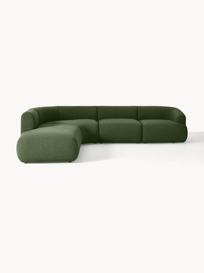 Marenzia Modular Corner Sofa (4-Seater) in Bouclé