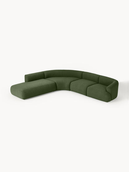 Marenzia Modular Corner Sofa (4-Seater) in Bouclé