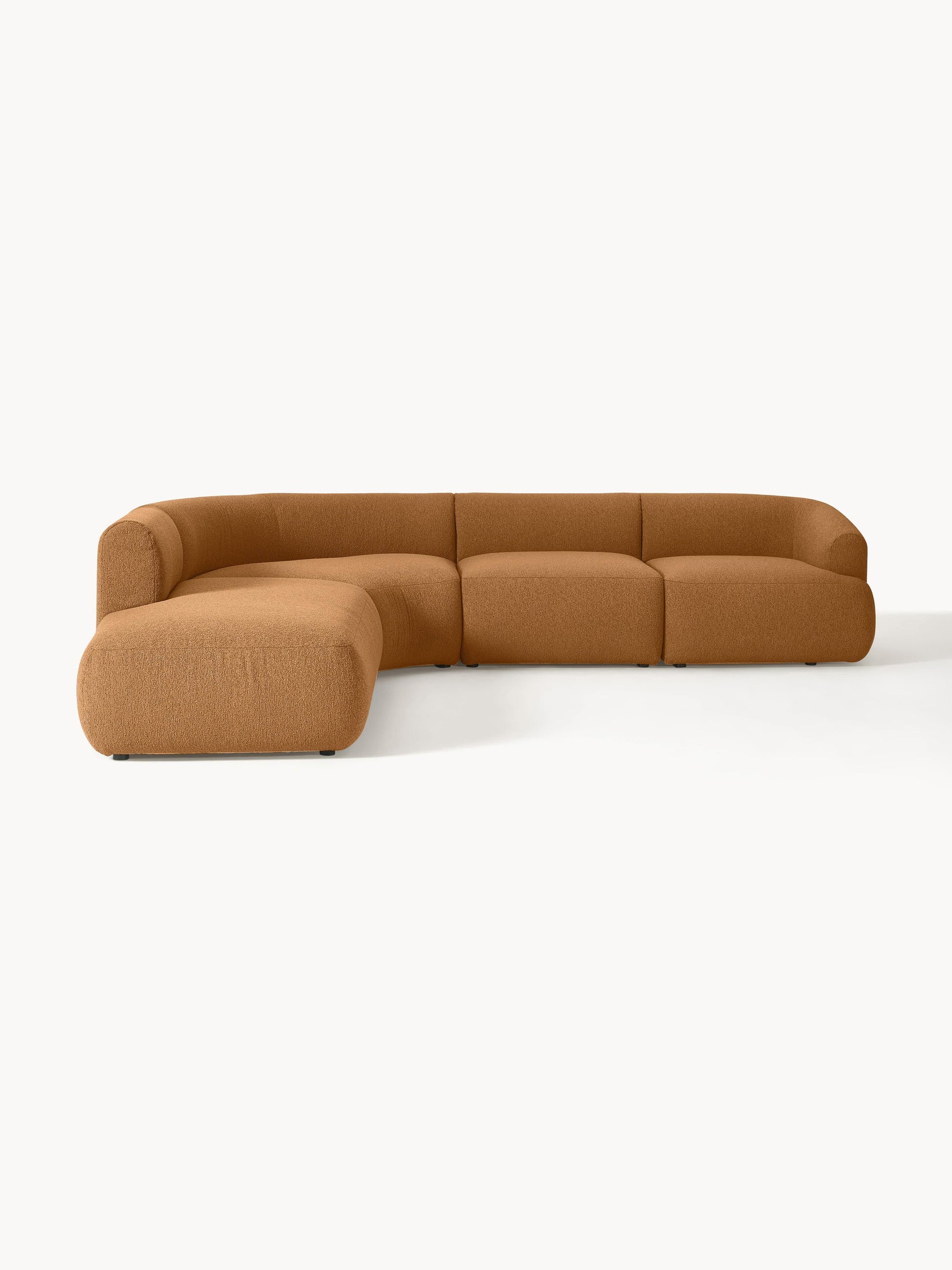 Marenzia Modular Corner Sofa (4-Seater) in Bouclé