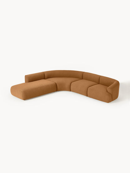 Marenzia Modular Corner Sofa (4-Seater) in Bouclé