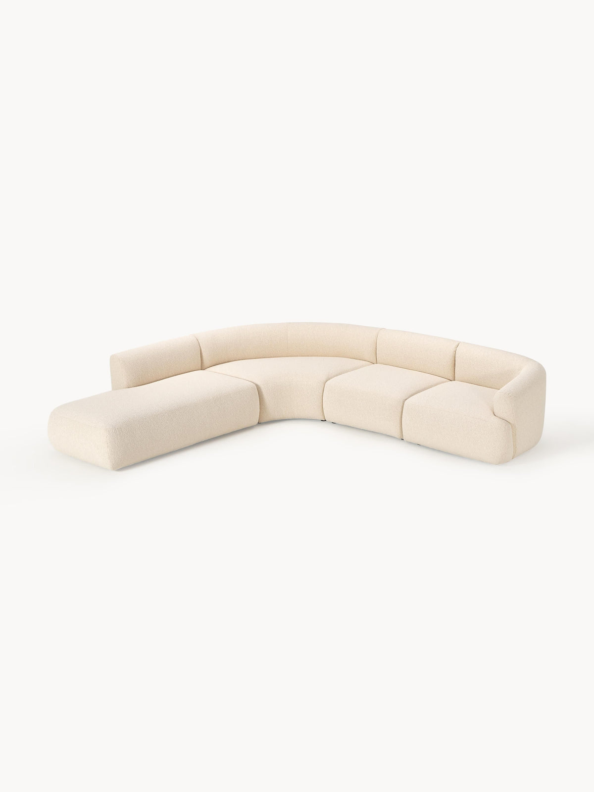 Marenzia Modular Corner Sofa (4-Seater) in Bouclé