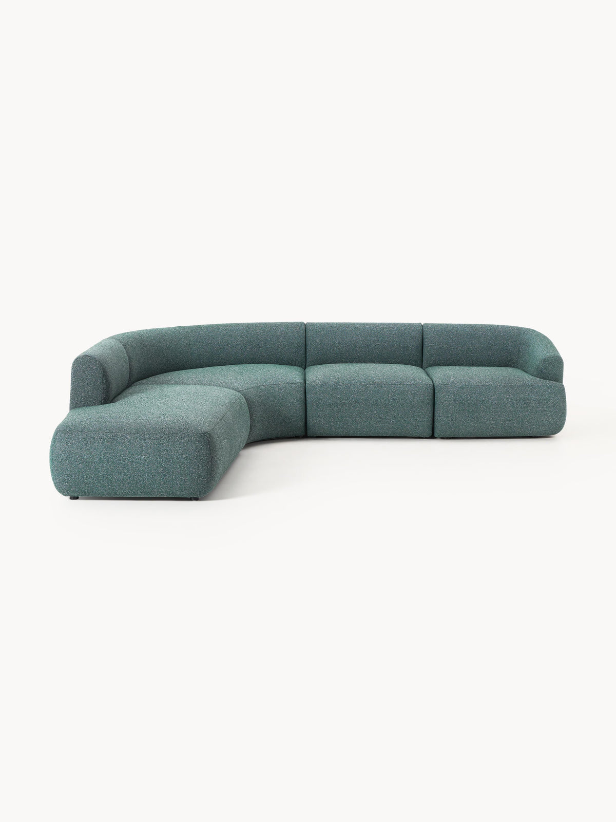 Marenzia Modular Corner Sofa (4-Seater) in Bouclé