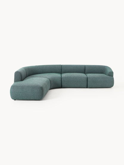 Marenzia Modular Corner Sofa (4-Seater) in Bouclé