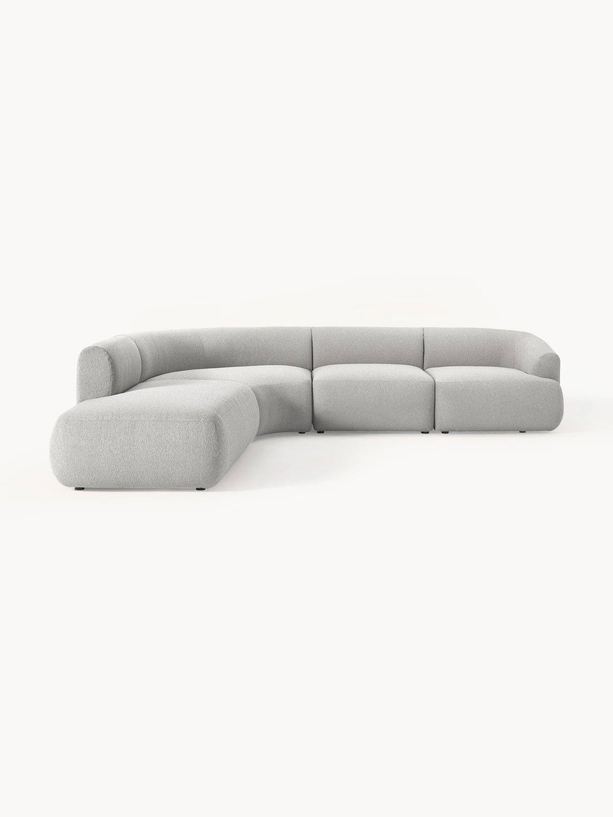 Marenzia Modular Corner Sofa (4-Seater) in Bouclé