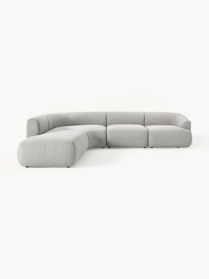 Marenzia Modular Corner Sofa (4-Seater) in Bouclé